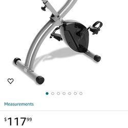 Roger black exercise bike hot sale folding