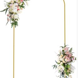7.2FT Arch Gold Backdrop