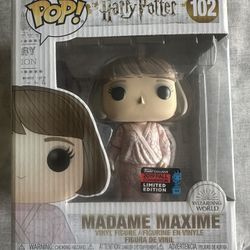 Harry Potter Funko Pop: Madame Maxime! 6 inch Limited Edition! 2019 Fall Convention Exclusive! #102