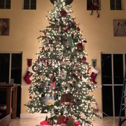 12ft pre-lit Christmas Tree