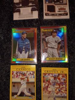 Lot Of 6 Sports Cards Including Jersey Game Worn Patch Cards Wct