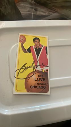 Bob Love signed card