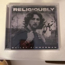 Bailey Zimmerman Signed CD