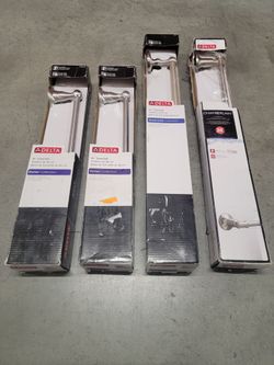 $48 for All, Mixed Lot of (4) DELTA bathroom Towel Bar, Rack, Holders.