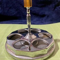 VTG/Art Deco Chrome Shot Glass Holder