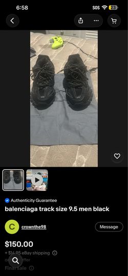 Balenciaga track (black)