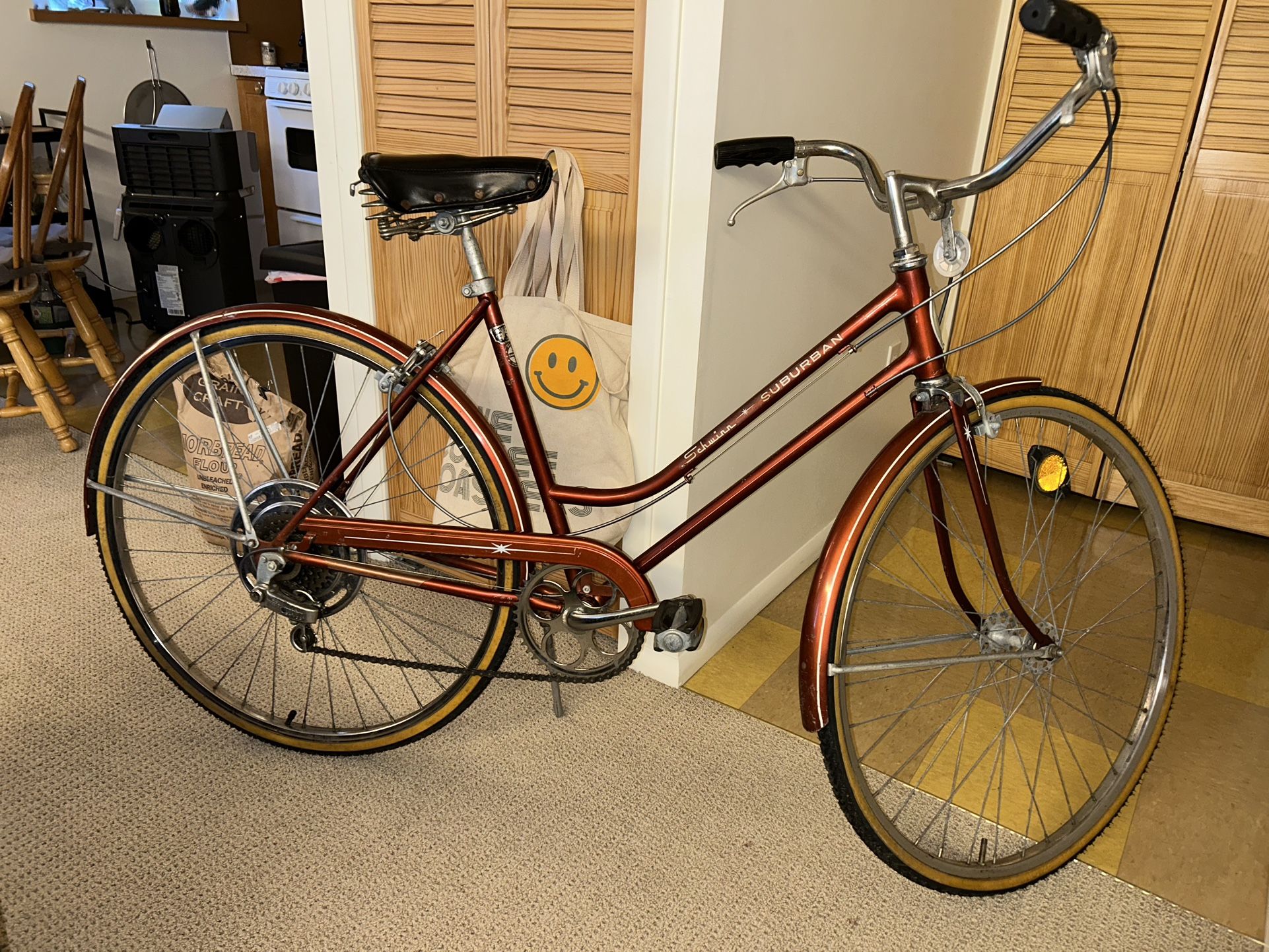 Red Vintage Schwinn Cruiser (70s Suburban)