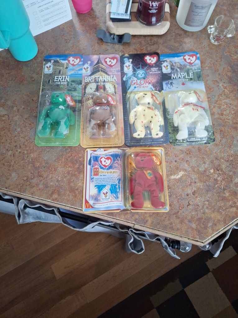 Ty Beany Bears Collectors Set