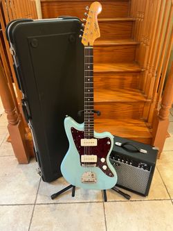 Squier Classic Vibe Jazzmasters/ Hardshell Case, Fender Amp