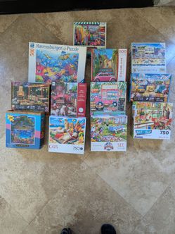 12 puzzles $30  for all; Glendora area