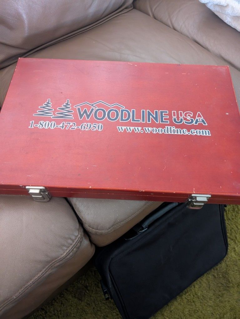 Woodline USA Router Bit Set In Case