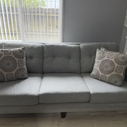 Sofa & Love Seat Includes 8 Matching Pillows