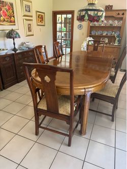 Solid Walnut Dining Set - exceptional quality