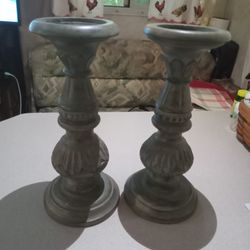 Pedestal Pillar 12" Candle Holders
