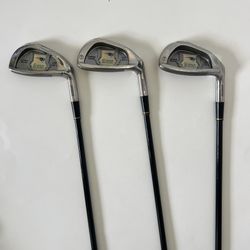 New England Patriots Limited Edition Golf clubs 4 , 6 and 8