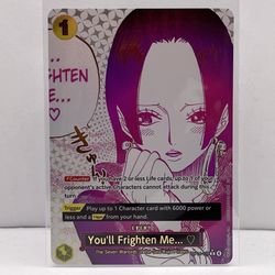 You'll Frighten Me... (Alternate Art) - The Azure Sea's Seven (OP14) Near Mint