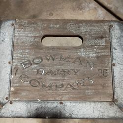 Vintage Bowman Milk Case