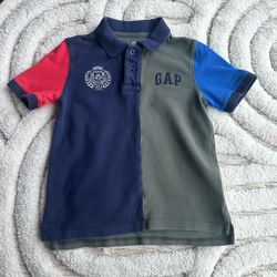 Kids Gap Colorblock Polo | Size small