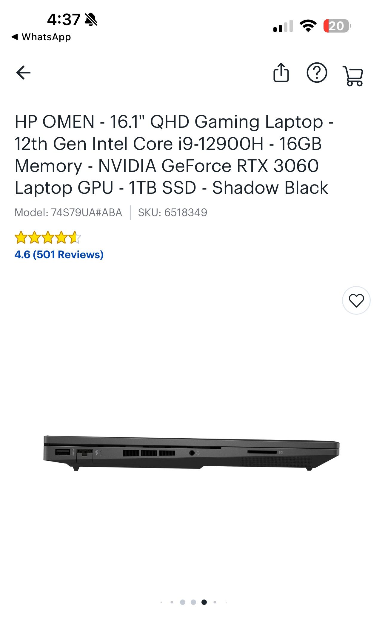 Laptop Gaming - Like New