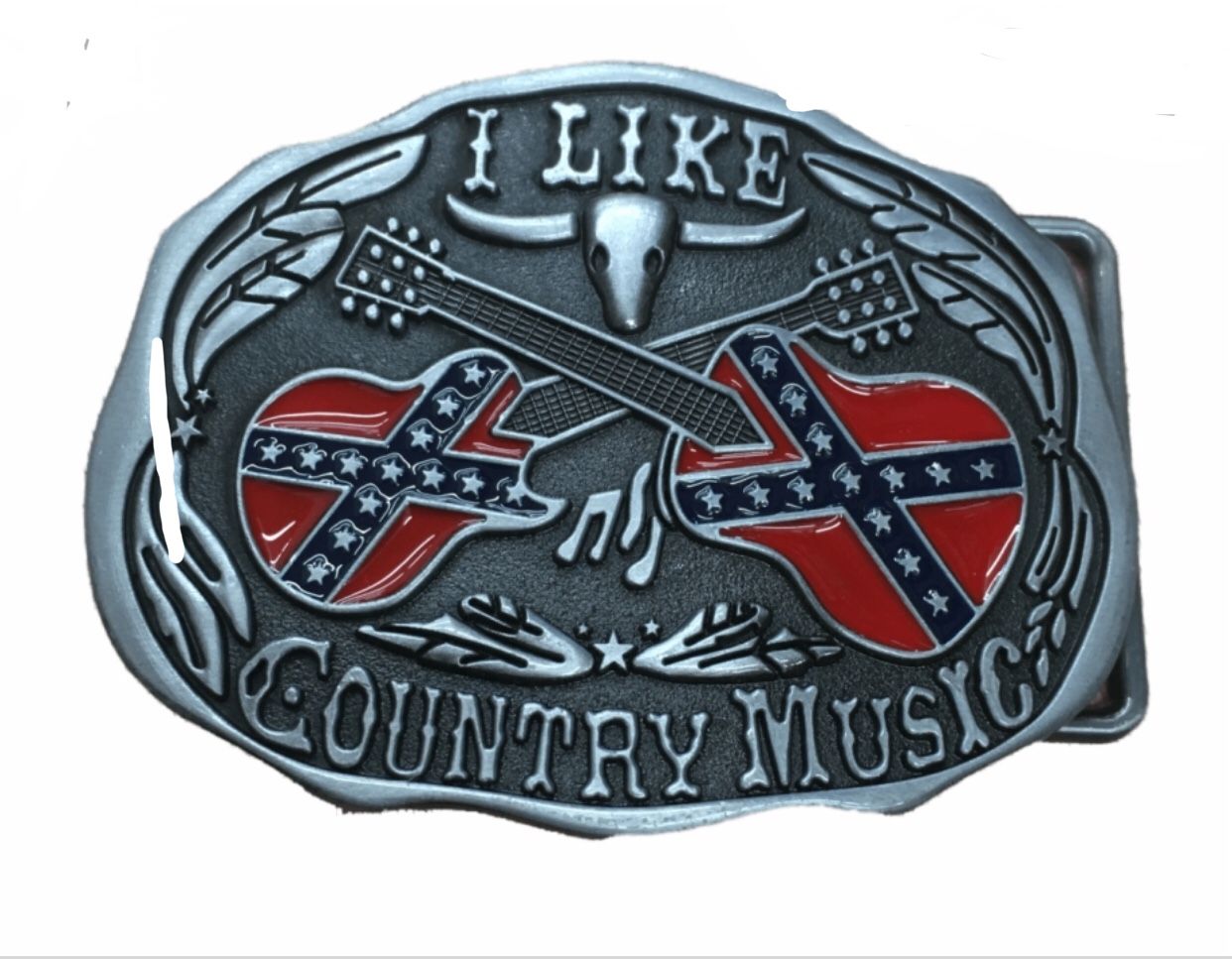 I Like Country Music Belt Buckle