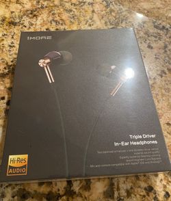 Unopened Triple Driver In Ear 1 More headphones