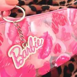 Makeup bag/8 beauty blenders + Barbie keychain 🩷💋❤️💋