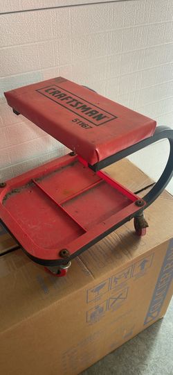 Mechanics rolling seat stool creeper
