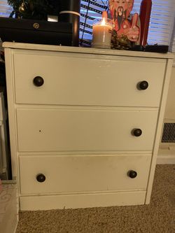 White dresser