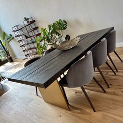 Restoration Hardware Dining Table — (chairs optional/add-on)
