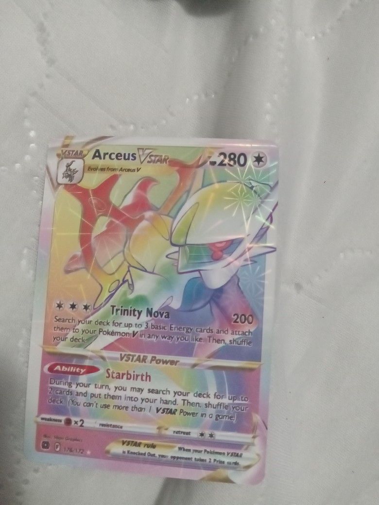 Arceus V Max Card