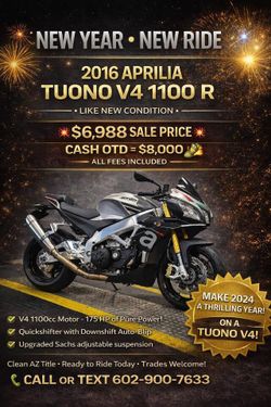 2016 Aprilia Tuono V4 1100 RR ABS