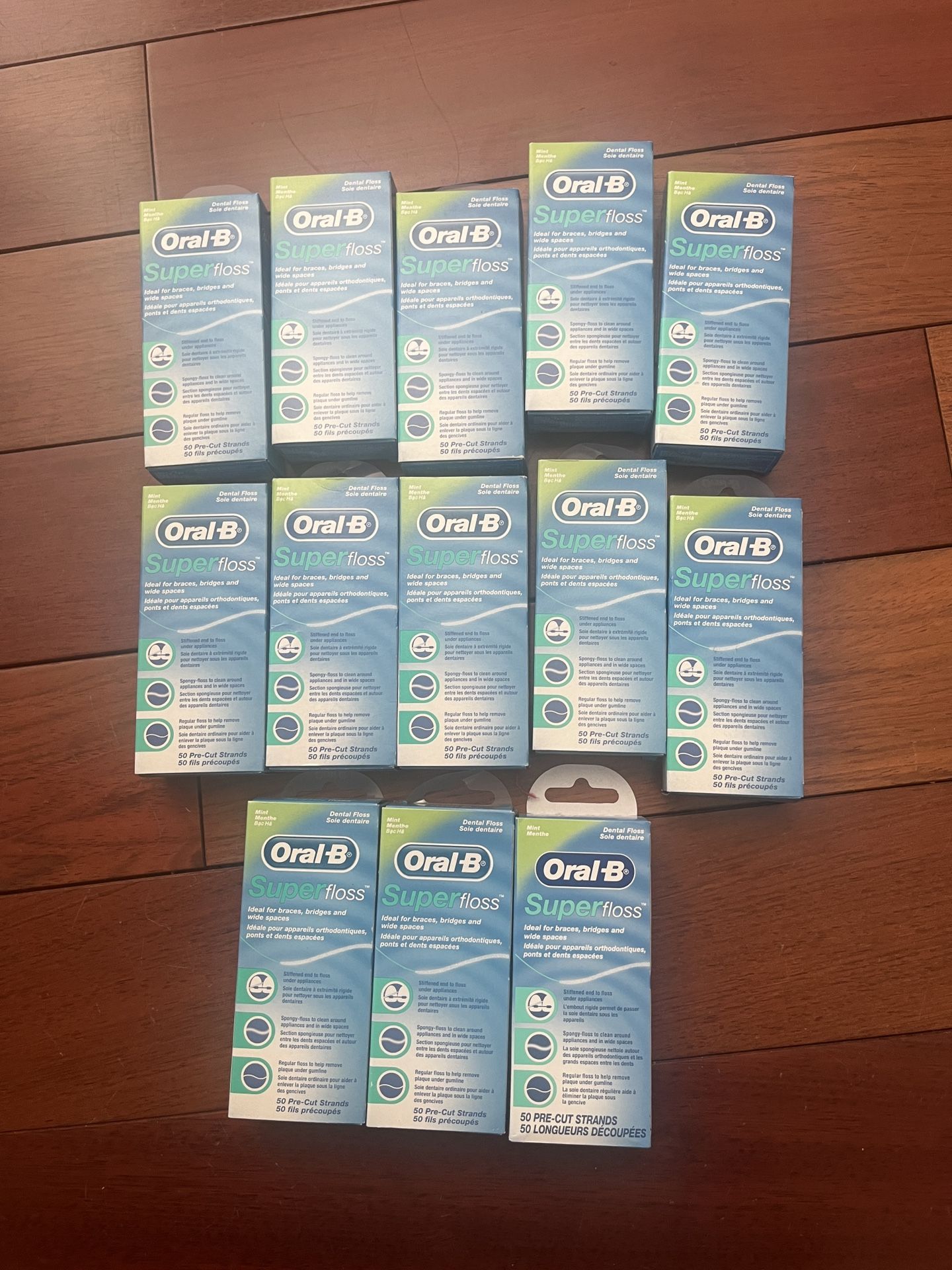 Oral-B Super Floss Pre-Cut Strands Dental Floss, Mint, 50 Count, $2/each
