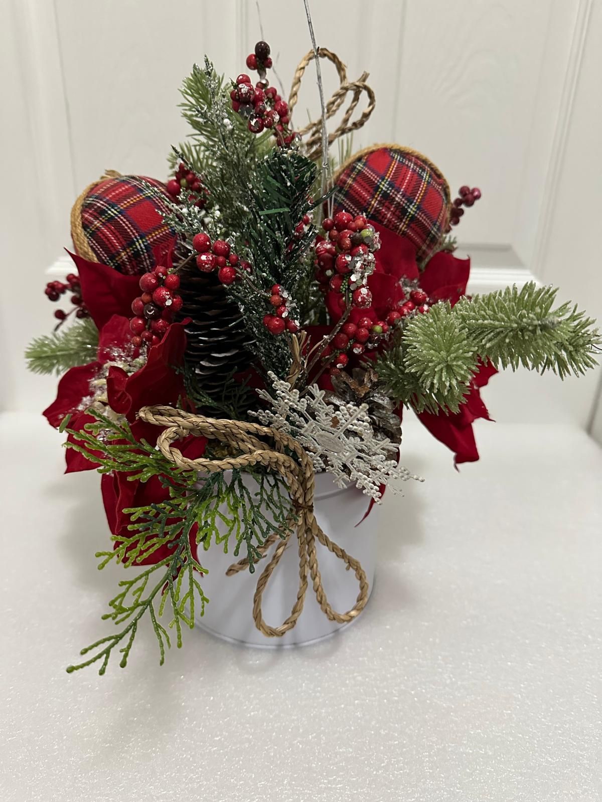 Artificial Christmas Arrangement 14”H