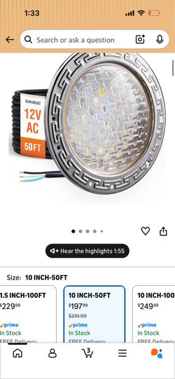 Suraielec LED pool light