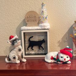 Christmas Cat Lover Decor