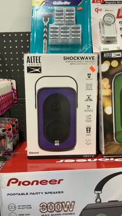 ALTEC Lansing Shockwave Wireless Party Speaker $70
