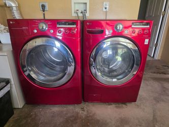 LG washer and dryer