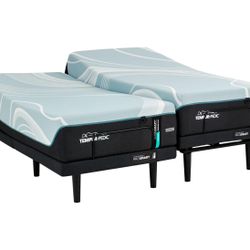 Brand New Tempur Pedic Luxeadapt Médium Hybrid Split King Size 