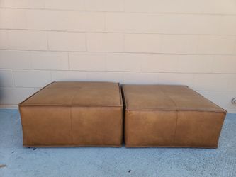 Joybird lyle leather ottoman deals