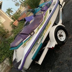 Jet ski With Double Trailer