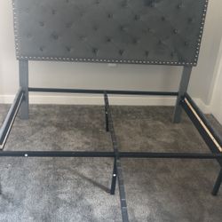Queen size Bed Frame with Mattress