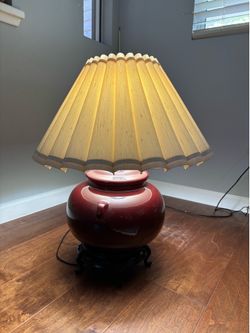 Lamp Celadon Red