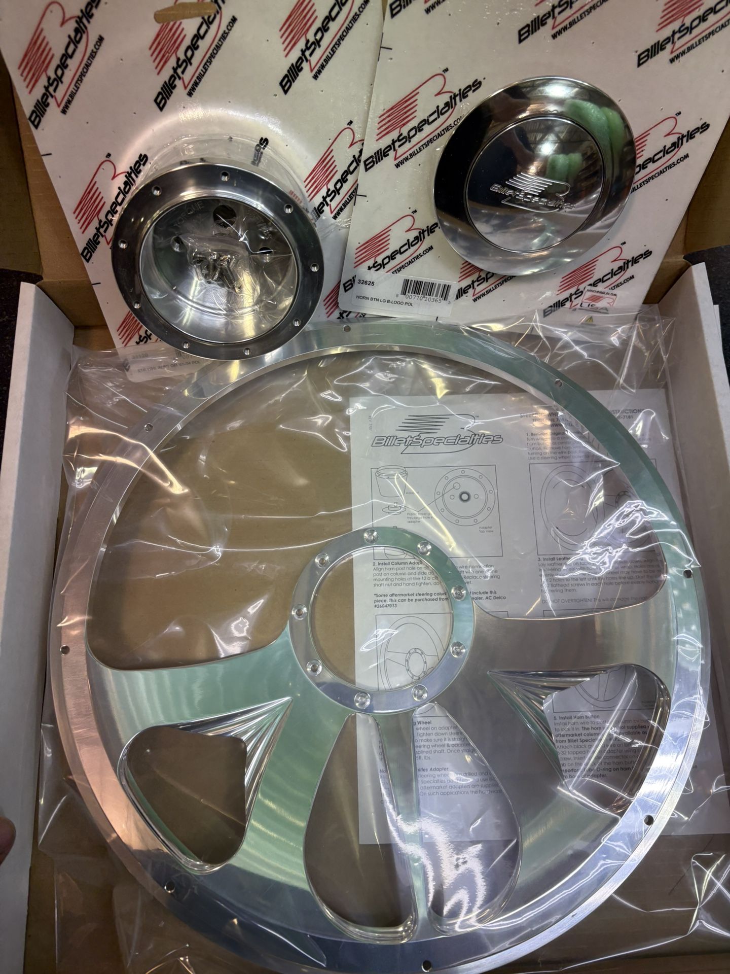 Billet Steering Wheel Packages 14 And 15.5