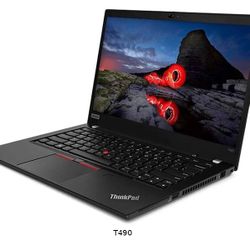 ThinkPad T490 (14”) + Charger + Case — Reliable Work Laptop