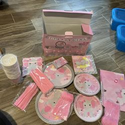 Baby Girls Baby Shower Party Items And Backdrop See All Pictures