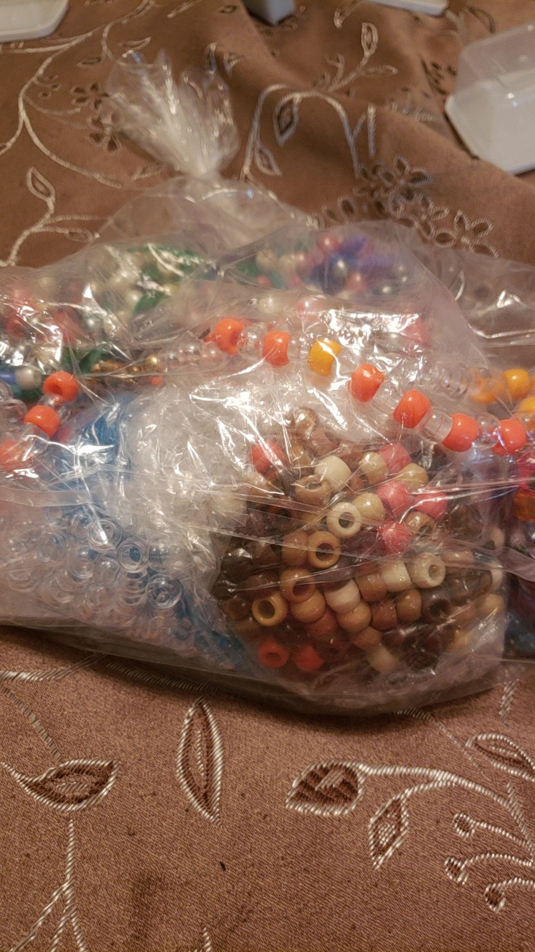 Bag of pony beads