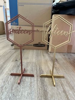 Table numbers