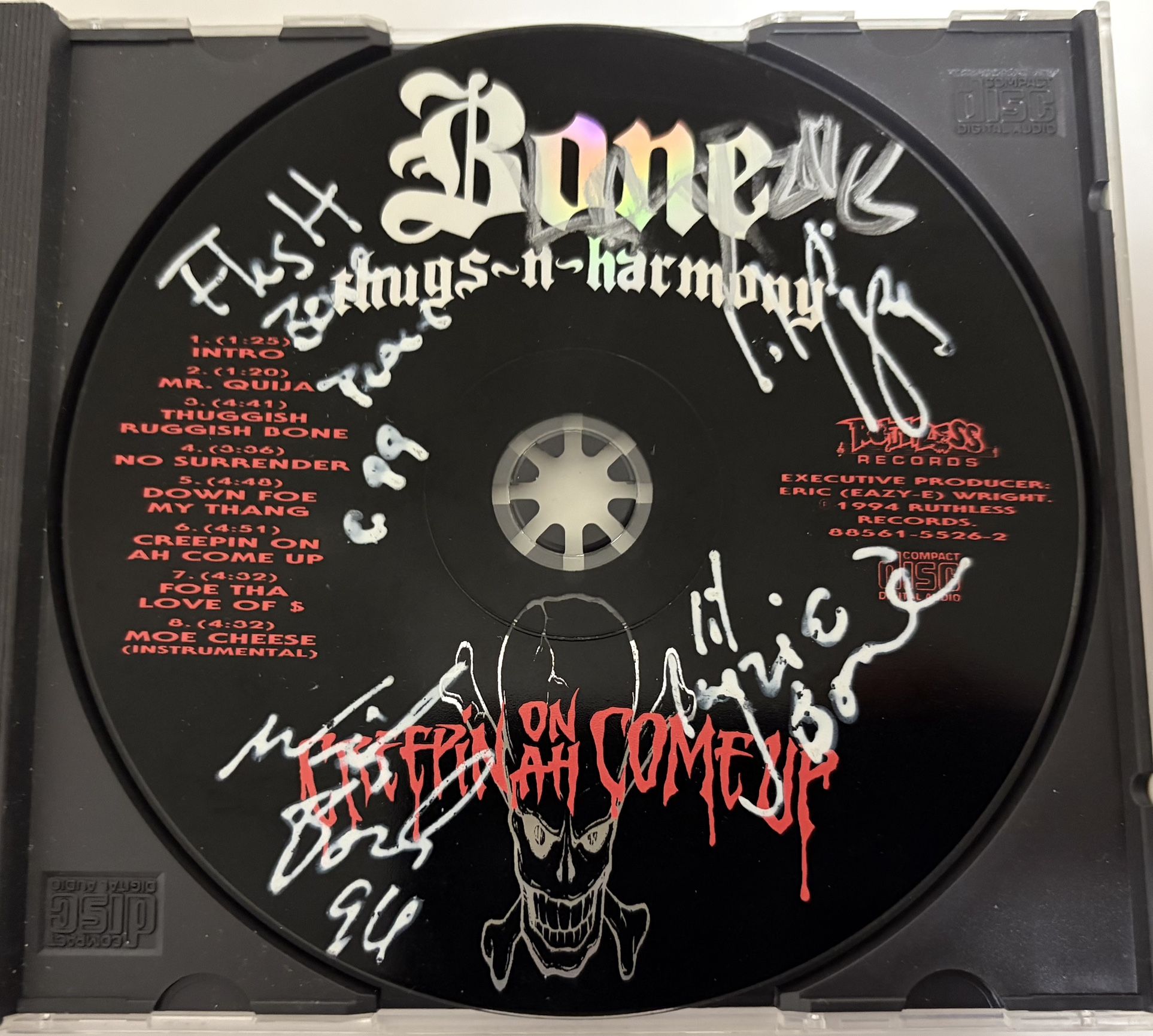 Bone Thugs N Harmony Signed Autographed CD Krayzie Bizzy Flesh Wish Layzie ALL 5
