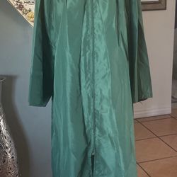 Green Graduation Gown 