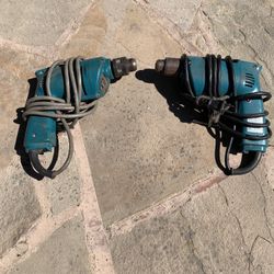 Two Makita Drill Motors 